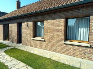 Installation de menuiserie en aluminium Kline à Courrières dans le département du Pas-de-Calais par l'entreprise l'Expert Menuisier