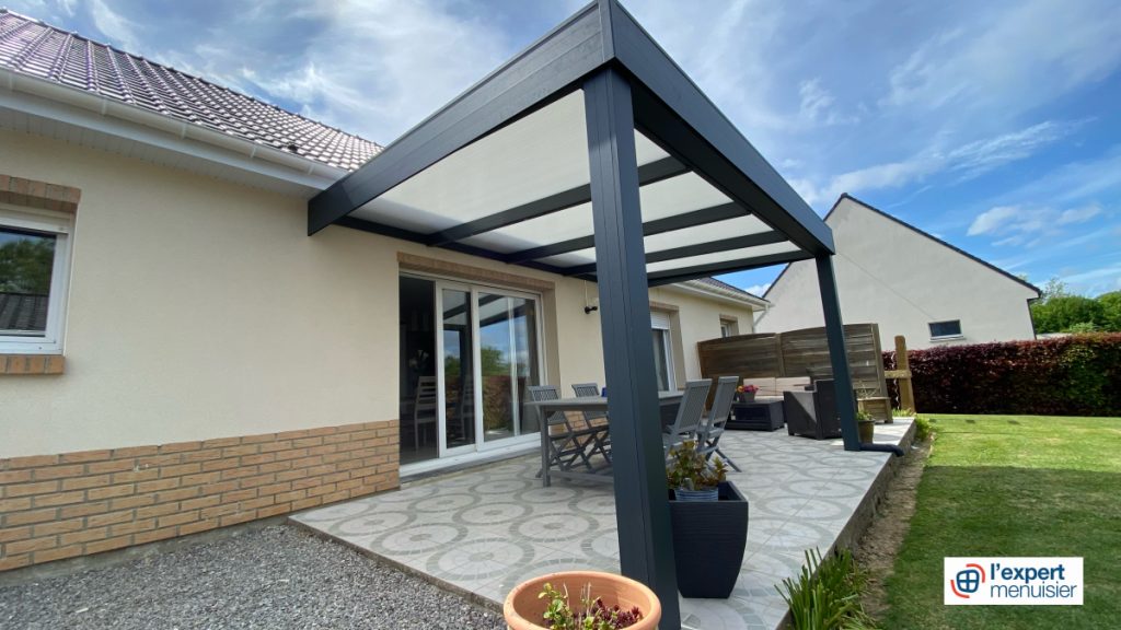 Pergola aluminium lens