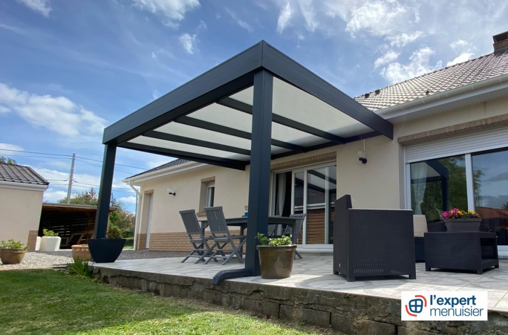 PERGOLA aluminium Lens pose sur mesure