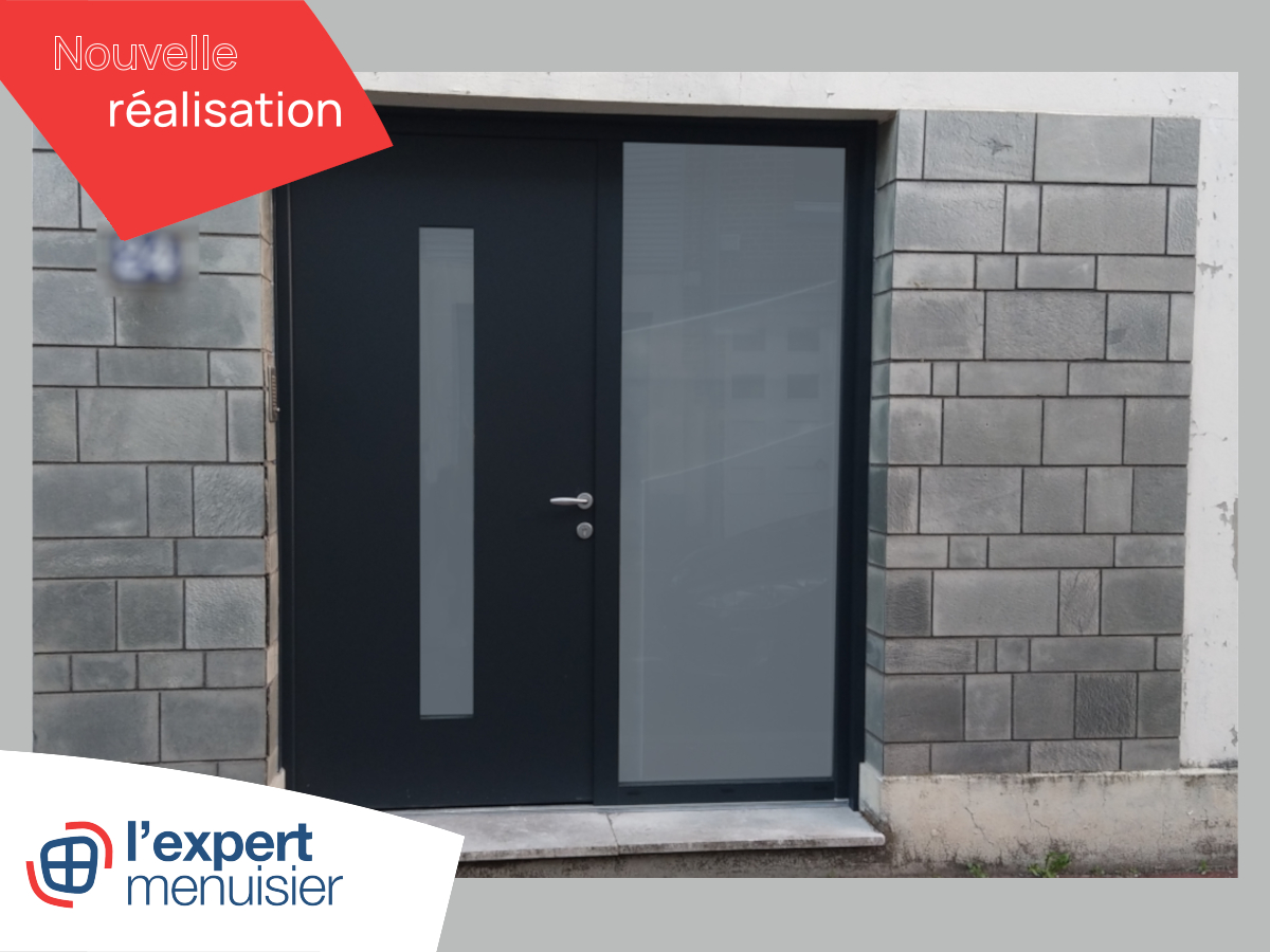 porte d entree aluminium Lens