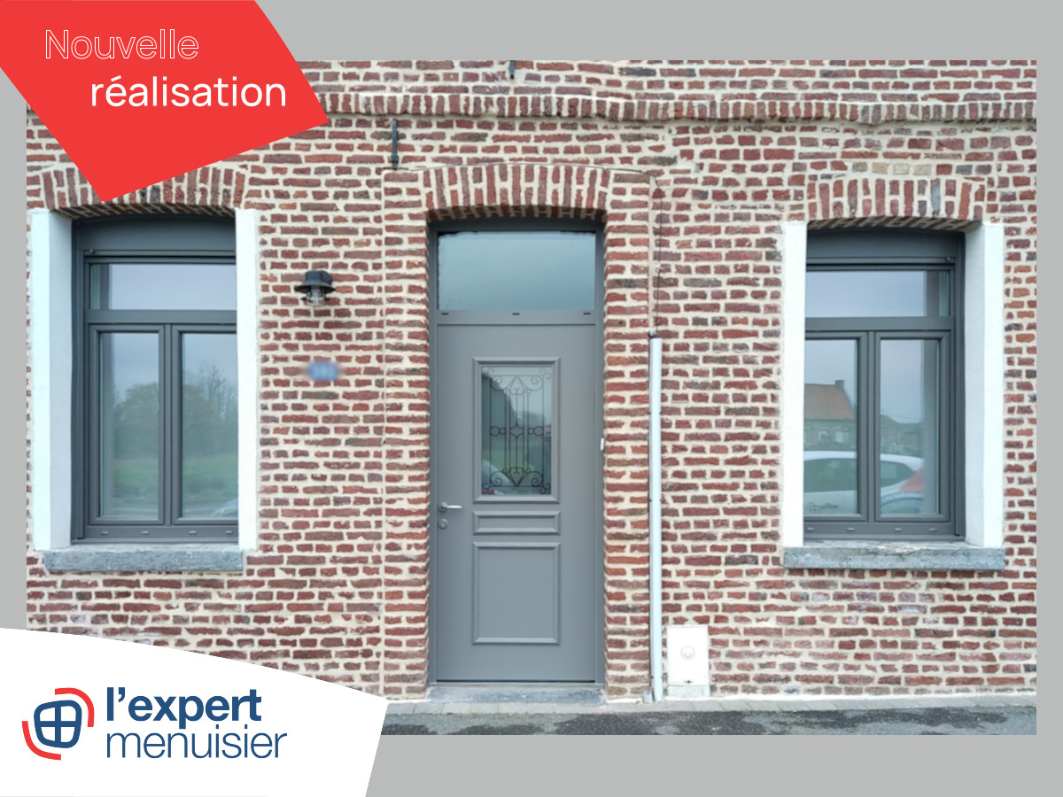 Porte d'entrée alu isolante