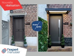 porte d entree alu avec pose lille lens seclin arras