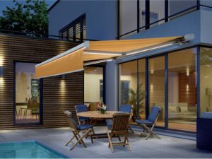 idee amenagement terrasse store banne