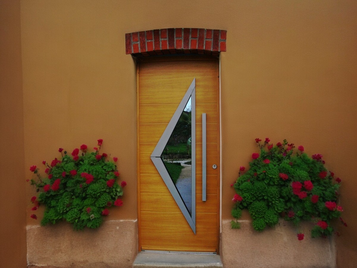 porte d entree en bois sur mesure