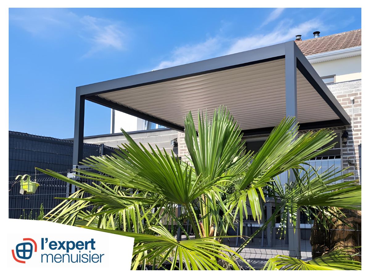 idee amenagement terrasse pergola maison lens