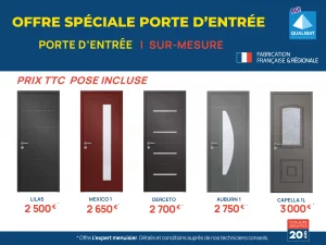 PROMO Portes d&rsquo;entrée ALU PRESTO
