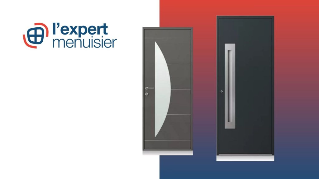 Porte d'entrée en aluminium