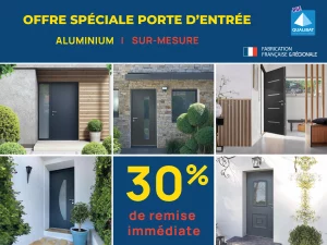 PROMO Portes d&rsquo;entrée ALU PRESTO